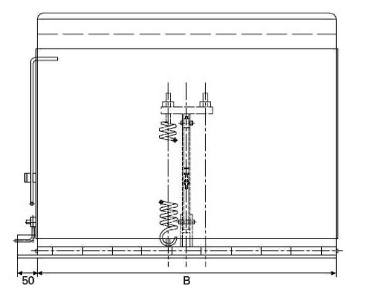 Откидной мост (стационарный или скользящий) схема 1