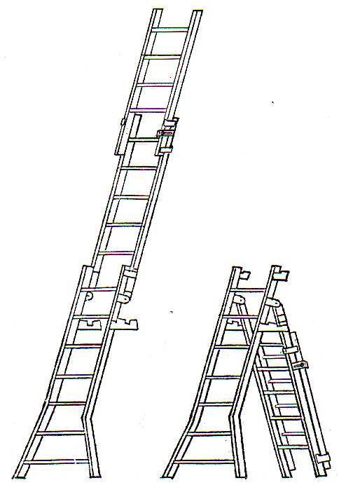 Лестница-стремянка ЛС алюминиевая