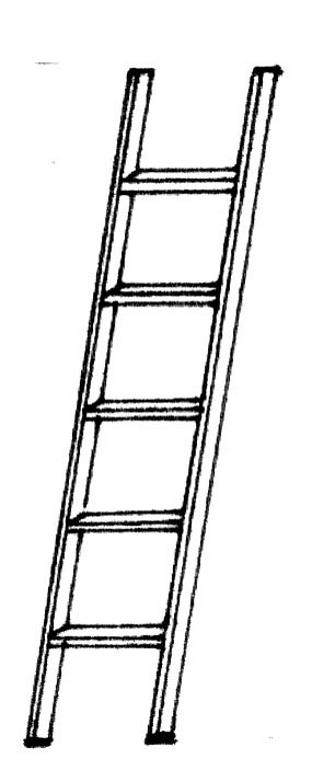 Приставная алюминиевая лестница ЛП