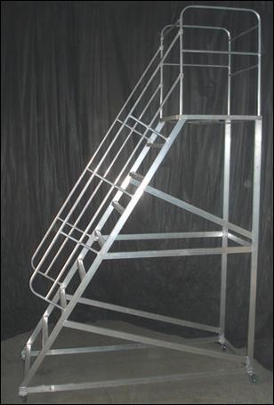 Лестница с площадкой ЛСА на колесах